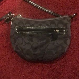 Black coach crossbody